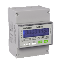 Skaitiklis elektros energijos 3F 5A netiesioginis 2 tarifai 4 modulių Ex9EMS 3P 4M CT 2T - NOARK