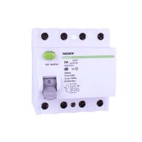 Relė srovės nuotėkio RCCB 4P 63A 30mA AC-tipas Ex9L-N 4P 63A 30mA - NOARK