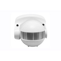 Jutiklis judesio v/t IP44 300W LED H-1.8/2.5m D-10m 180 laipsnių baltas CR-1 - GTV