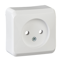Lizdas v/t be įžeminimo IP20 baltas Prima GWN-120P - SCHNEIDER ELECTRIC