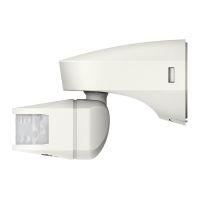 Jutiklis judesio v/t IP55 2-150W LED H-2.5m D-12m 180 laipsnių baltas theLuxa E180 - THEBEN