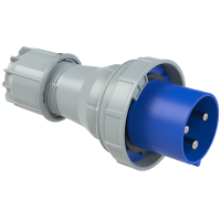 Kištukas CEE a/k 3P 125A 230V IP67 mėlynas TWIST - PCE