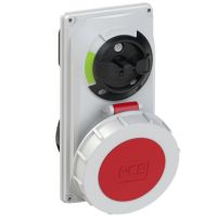Lizdas į/l 5P 32A 400V IP67 su blokuote - PCE