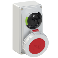 Lizdas v/t 5P 32A 400V IP67 su kirtikliu - PCE