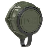 Lizdas į/l SCHUKO 3P 16A 250V IP68 su dangteliu žalias - PCE