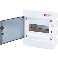 Skydelis p/t 8 modulių IP40 skaidrios durys ECM08PT - ETI