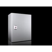 Skydas v/t 380x380x210mm IP55 nerūdijančio plieno su montažine plokšte AX 1303.000 - RITTAL