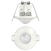 Jutiklis judesio į/l IP21 2-600W LED H-2m D-2m 360 laipsnių baltas thePiccola S360-100 DE - THEBEN