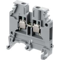 Gnybtas 4mm2/6mm pilkas ant bėgelio M4/6 - ENTRELEC