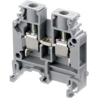 Gnybtas 6mm2/8mm pilkas ant bėgelio M6/8 - ENTRELEC