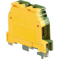 Gnybtas 16mm2/12mm geltonai žalias ant bėgelio M16/12.P - ENTRELEC