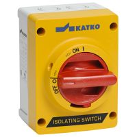 Jungiklis saugumo 3P 25A 11kW (AC23) IP65 raudona rankena KEM325U Y/R ABS - KATKO
