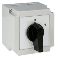Perjungiklis 3P 10A 0-1 virštinkinis IP55 - APATOR