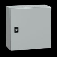 Skydas v/t 300x300x150mm IP66 metalinis su montažine plokšte CRN - SCHNEIDER ELECTRIC