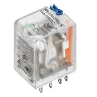 Relė tarpinė 4co 5A 12V DC su test mygt. DRM570012LT - WEIDMULLER