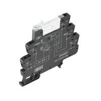 Relė tarpinė 1co 6A 230V AC/DC su lizdu TRS 230VUC 1CO - WEIDMULLER