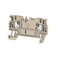Gnybtas 1.5mm2 pilkas ant bėgelio PUSH IN kontaktai A2C 1.5 - WEIDMULLER