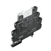 Relė tarpinė 1co 6A 24 - 230V AC/DC su lizdu TRS 24-230VUC 1CO - WEIDMULLER