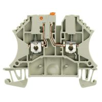 Gnybtas 2.5mm2 atjungiamas pilkas ant bėgelio WTR 2.5 - WEIDMULLER