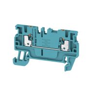 Gnybtas 1.5mm2 mėlynas ant bėgelio PUSH IN kontaktai A2C 1.5 BL - WEIDMULLER