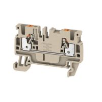 Gnybtas 2.5mm2 pilkas ant bėgelio PUSH IN kontaktai A2C 2.5 - WEIDMULLER