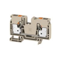 Gnybtas 10mm2 pilkas ant bėgelio PUSH IN kontaktai A2C 10 - WEIDMULLER