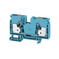 Gnybtas 10mm2 mėlynas ant bėgelio PUSH IN kontaktai A2C 10 BL - WEIDMULLER