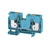 Gnybtas 16mm2 mėlynas ant bėgelio PUSH IN kontaktai A2C 16 BL - WEIDMULLER