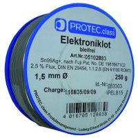 Lydmetalis 1.0mm 250g Sn99Ag su fliusu PELB10 - PROTEC