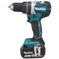 Gręžtuvas akumuliatorinis su kalimo funkcija 18V 2x5.0Ah 54/30Nm 1.6kg LED LXT - MAKITA