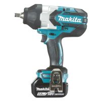 Veržliasukis smūginis akumuliatorinis 18V 2x5.0Ah 1000Nm 1/2 griebtuvas LED LXT - MAKITA