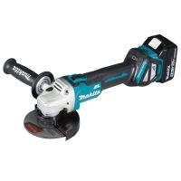 Šlifuoklis kampinis akumuliatorinis 18V D125mm 3000-8500aps/min su AWS funkcija LXT - MAKITA
