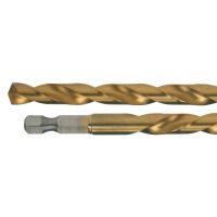 Grąžtas metalui 6mm 1/4 griebtuvui HSS-Tin - MAKITA