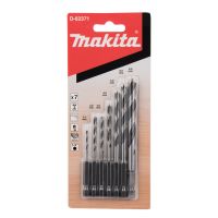 Rinkinys grąžtų medžiui (2, 3, 4, 5, 6, 8mm) 1/4 griebtuvui - MAKITA