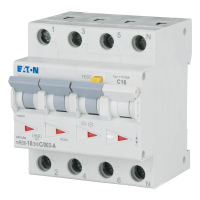 Relė srovės nuotėkio RCBO 4P 16A C 30mA su automatu A-tipas mRB6-16/3N/C/003-A - EATON