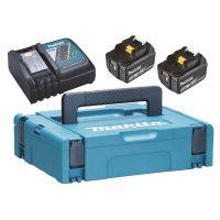 Rinkinys akumuliatorius 2x5.0Ah, DC18RC kroviklis ir lagaminas - MAKITA
