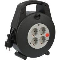 Ilgiklis-ritė 15m 4 lizdų H05VV-F 3x1.5 PVC izoliuotas IP20 su termine apsauga plastikinis korpusas VARIO LINE - BRENNENSTUHL