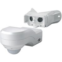 Jutiklis judesio v/t IP44 100W LED D-12m 240 laipsnių baltas - BRENNENSTUHL