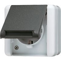 Lizdas v/t IP44 pilkas 16A 250V - JUNG