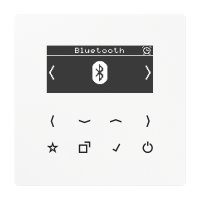 Radijas skaitmeninis baltas su bluetooth sąsaja LS - JUNG