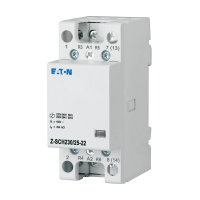 Kontaktorius 4P 25A 230V AC 2no+2nc 2 modulių Z-SCH230/25-22 - EATON
