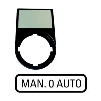 Plokštė su užrašu MAN 0 AUTO perjungikliui M22S-ST-GB11 - EATON