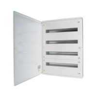Skydelis v/t 48 modulių IP30 baltos durys BF-O-2/48-C - EATON