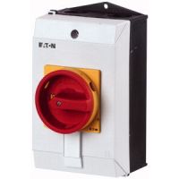 Jungiklis saugumo 6P 20A 5.5kW (AC23) 1no+1nc IP65 raudona rankena T0-4-15682/I1/SVB - EATON