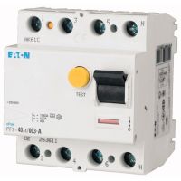 Relė srovės nuotėkio RCCB 4P 40A 500mA AC-tipas PF7-40/4/05 - EATON