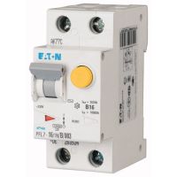 Relė srovės nuotėkio RCBO 2P 16A C 30mA su automatu A-tipas PFL7-16/1N/C/003-A - EATON