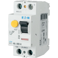 Relė srovės nuotėkio RCCB 2P 40A 30mA A-tipas PF7-40/2/003-A - EATON
