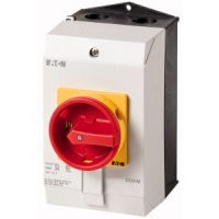 Jungiklis saugumo 3P 25A 11kW (AC23) IP65 raudona rankena P1-25/I2/SWB-NA - EATON