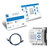 Rinkinys relė programuojama 4 išėjimų EASY-E4-AC-12RC1 + easySOFT - EATON