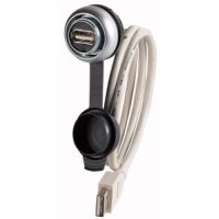 Lizdas USB su kabeliu L-150mm IP65 M22-USB-SA-150 - EATON